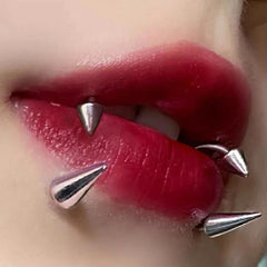 Lunivop 1PC 361L Surgical Steel Spiral Spiral Twisted Lip Ring Labret Ring Piercing Punk Spike Nose Ring Eyebrow Tongue Piercing Jewelry