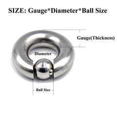 Lunivop 1PC Stainless Steel Big Size Straight Barbell Rings Curved Banana Penis Tragus Large Horseshoe Rings Ear Piercing jewelry