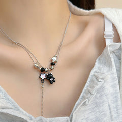 Lunivop Love Bear Star Tassel Necklace