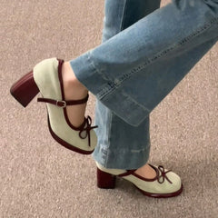 Lunivop Designer Ankle Strap Women Lolita Mary Jane Shoes New Spring Street Style Ladies Platform Thick Heel Wedding Party Pumps
