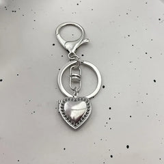 Lunivop Photo Frame Heart Locket Keychains y2k Handmade Heart-Shaped Small Box Fairy tale Keyring Gift for her