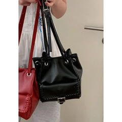Lunivop Versatile Bucket Crossbody Bags Korean Spring Underarm Bag for Women