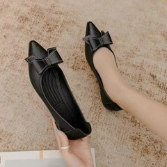 Lunivop Office Leather Casual Shoes for Women Slip-on Black Chic and Elegant Genuine Mark High Quality Fashion Luxury Brand Woman Flats