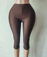 Lunivop Solid Skinny Calf-length Pants Elastic High Waist Stretchy Slim Fit Leggings Women Fashion Casual All Matching Trousers Bottoms