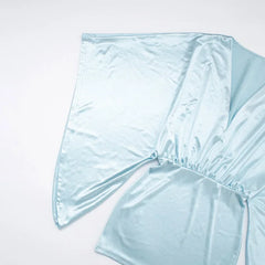 Lunivop Elegant Sexy Glossy Satin Mini Dress Women Silky V Neck Loose Batwing Sleeve Bodycon Party Outfits Night Clubwear Streetwear