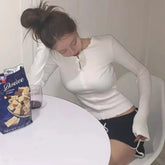 Lunivop Sexy Hollow Out Grunge Ruffled Shirts Femme Slim Y2k Aesthetic Solid Streetwear Cropped Tops Women Harajuku Grunge Bow T-shirt