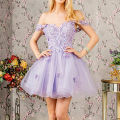 Lunivop Vintage Appliques Tulle Strap Graduation Formal Prom Party Gown Short Wedding Dresses Mini Robe De Soiree