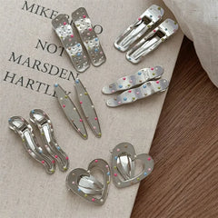 Lunivop Y2k Hair Clips for Women Elegant Metal Duckbill Clip Side Bangs Barrettes Girls Hair Accessories