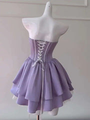 Lunivop Women's Lace Bow Lace-up Design Dresses Strapless High Waist Sleeveless Slim Elegant Dress Female Autumn 2025 New