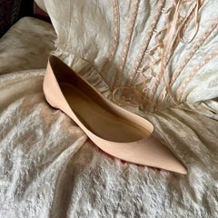 Lunivop Women's Shoes Leather Shoes Autumn New Fashion Pointed Toe Shallow Low Heel Mary Jane Shoes for Women Elegant Single Shoe