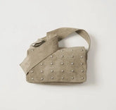 Lunivop Rivet Decoration Large Shoulder Bag Crossbody Bags