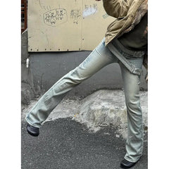 Lunivop Blue High Waist Women Jeans 90S Hip-hop Style Fashion Vintage Streetwear Y2K Wide Leg Jean 2024 Female Trouser Baggy Denim Pants