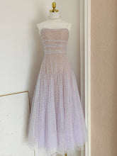 Lunivop Fashion Women's Dress Strapless Purple Gradient Evening Party Dresses 2025 Summer New Tide