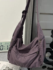 Lunivop Single Shoulder Crossbody Commuting Leisure Travel Bags Japanese New Canvas Bag with Large Capacity