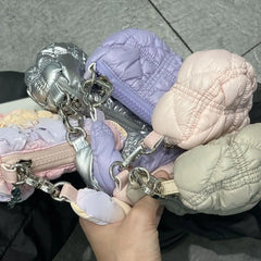 Lunivop Harajuku Hand Bag Wallet Women Hot Girls Folds Soft Chic Mini Bag Purse Female Retro Fashion Casual Y2k Bags Aesthetic