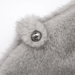 Lunivop Women Furry Faux Fur Vests Fall Winter Turtleneck Sleeveless Warm Casual Streetwear Jackets Tops Fashion Coat Outerwear