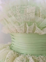 Lunivop Women's Mesh Bow Spliced Short Dresses Sleeveless High Waist Strapless Elegant Dress Female Autumn 2025 New