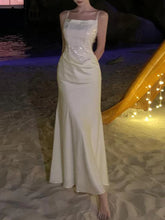 Lunivop White Tight Hip Sexy Beach Style Women's Dresses French Elegant Solid Color Slash Neck Fashion Chic Female Evening Dress