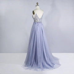 Lunivop New Slim Waist Wedding Party Vestidos Beaded Elegant Sling Prom Dresses Long Sexy Tulle V-neck Evening Dress Customized