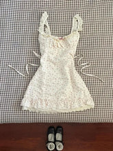 Lunivop French Sweet Tunic Waist Dress Women Gentle Strappy Patchwork Sleeveless Clothes Female Kawaii Floral Print Flower Dress