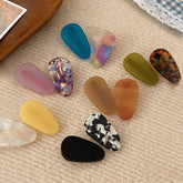 Lunivop 2Pcs/Lot French Vintage Hairpin Fashion Side Bangs Hair Clips Duckbill Clip Women Girl Broken Hair Clip Barrettes Accessories