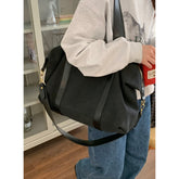 Lunivop Fashionable Retro Tote Versatile Large Capacity Handheld Travel Bags Casual Canvas Bag for Women New