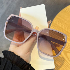 Lunivop Vintage Square Gradient Sunglasses Women Oversized Sunglass Men Retro Black Sun Glasses Shades Goggle Eyepieces Trend