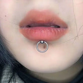 Lunivop 1PC 316L Surgical Steel Labret with Slave Ring Ball Lip Stud Ear Cartilage Tragus Helix Earring Daith Lobe Body Piercing Jewelry