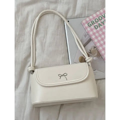 Lunivop Harajuku Blue Underarm Bag Purse Women Hot Girls Sweet Cute Leather Baguette Bags Female Vintage Y2k Messenger Bag Chic