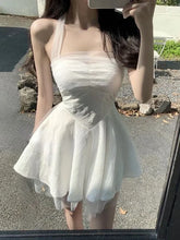 Lunivop Strapless Backless White Mini Dress Female Sexy Y2K Korean Fashion Women Dresses Casual Black Short Party One Piece Dress