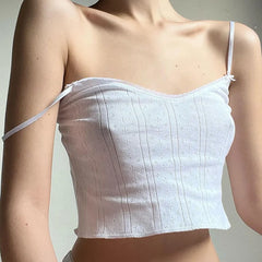 Lunivop Solid Lace Slim Sexy Camis High Waist Crop Top 2023 Korean Y2K Streetwear Casual Vacation Wholesale Daily Women Clothiing