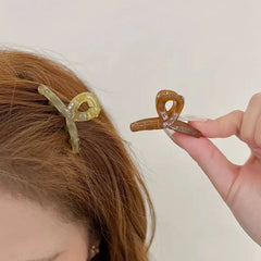 Lunivop 4.5cm Mini Cute Little Catch Clip Half-tie Hair Small Hair Catch Hair Clip Net Red Bangs Side Clip