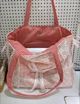 Lunivop New Lace Women Tote Bags Versatile Bow Shoulder Bag