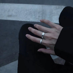 Lunivop Fashion Trendy Exaggerated Ring Punk Simple Style Female Cool Design Finger Creative Women Gold Silver Color Jewelry Gift Hot