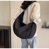 Lunivop Large Capacity Canvas Bag Versatile Niche Design Crossbody College Shoulder Commuting Hobos Bags