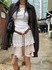 Lunivop Vintage Tank Tops Women Sleeveless Basic Patchwrok Camis Y2k Retro Tee Tops Streetwear Korean Style Chic Tanks Fashion