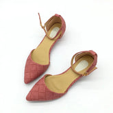 Lunivop Vintage PU Women D'Orsay Flats Shoes Sexy Pointed Toe Woman Casual Low Heel Basic Flats Casual Loafers Gray