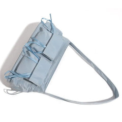 Lunivop Nylon Blue Shoulder Bags Purse Women New Hot Girls Pocket Chic Casual Handbag Female Harajuku Aesthetic Underarm Bag Y2k