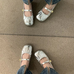 Lunivop New Women Shoes Comfort Soft Sole Shoes for Women Retro Flats Korean Style Fashion Mary Jane Single Shoes Zapatos De Mujer