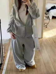 Lunivop Baggy Women Gray Sweatpants Oversized Korean Fashion Jogger Basic Pants Men Hip Hop Streetwear Casual Harajuku Trousers