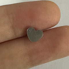 Lunivop Love Tongue Nail Titanium Steel Piercing Jewelry Stainless Steel Peach Heart Tongue Ring industrial piercing Ear Stud