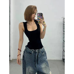Lunivop High Waist Ripped Women's Blue Jeans Hip-hop Style Fashion Vintage Streetwear Y2K Wide Leg Jean 2000s Trouser Baggy Denim Pants