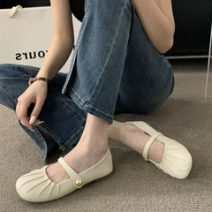 Lunivop New Women Shoes Comfort Soft Sole Shoes for Women Retro Flats Korean Style Fashion Mary Jane Single Shoes Zapatos De Mujer
