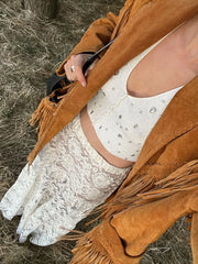 Lunivop Sexy See Through Lace Women Skirt White High Waist Print Floral Skirt Female Autumn Loose Casual Y2k Women Clothing