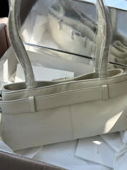 Lunivop High Street White Shoulder Bags Women Hot Girls Leather Y2k Handbag Ladies Retro Moto Biker Underarm Bag Bolsos De Mujer