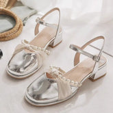 Lunivop Sandals Women Summer New Fashion High Quality Patent Leather Mary Jane Women's Shoes Shallow Mouth High-heeled Single Shoes