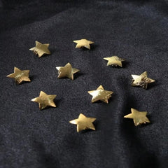 Lunivop 10Pcs Fashion Star Shaped Hair Clips For Women Sweet Textured Five Pointed Star Braid Hair Clips Hair Accessories