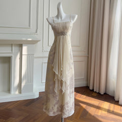 Lunivop Fashion Women Dress Sleeveless Suspenders Lace Patchwork Brooch Female Summer Party Dresses New Tide