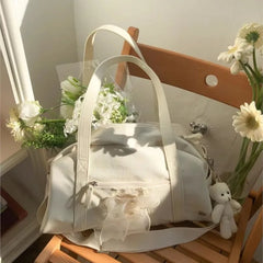 Lunivop Sweet Cool Pink Shoulder Bags Purse Women Hot Girls Bow Chic Y2k Handbag Female Large Capacity Messenger Bag Aesthetic