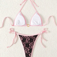 Lunivop Sexy Lace Bikini Set Swimsuit